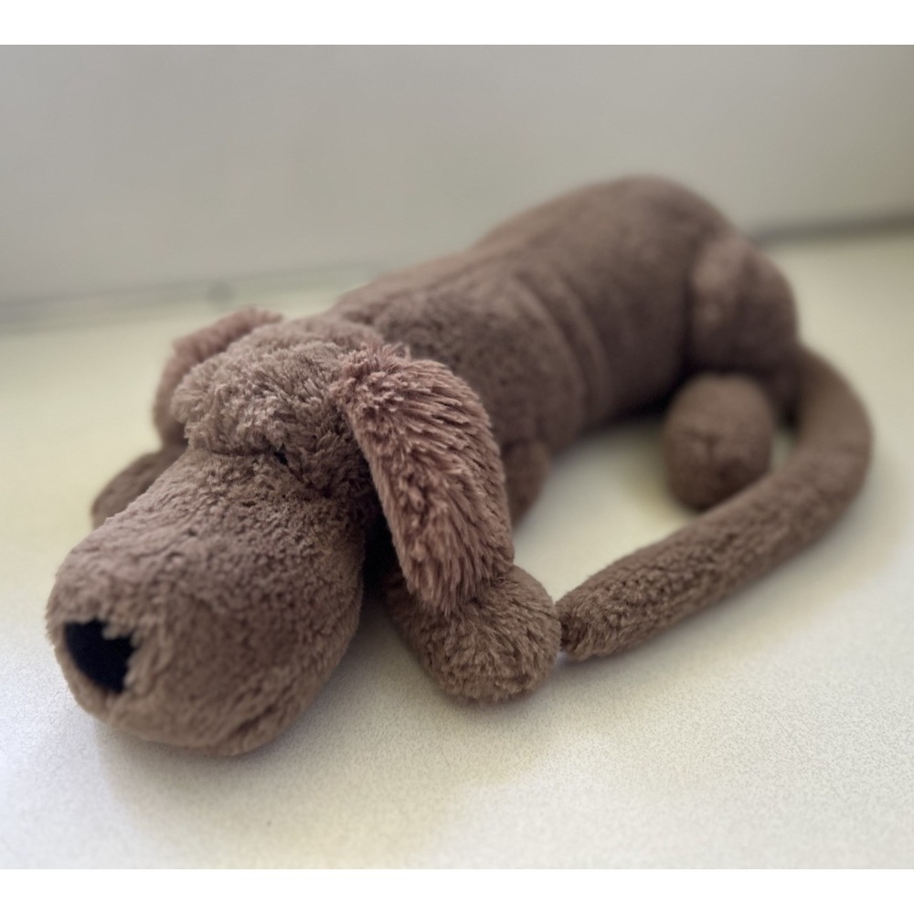 Jellycat Little Henry Hound Floppy Puppy Dog Laying Down Medium 12" Retired